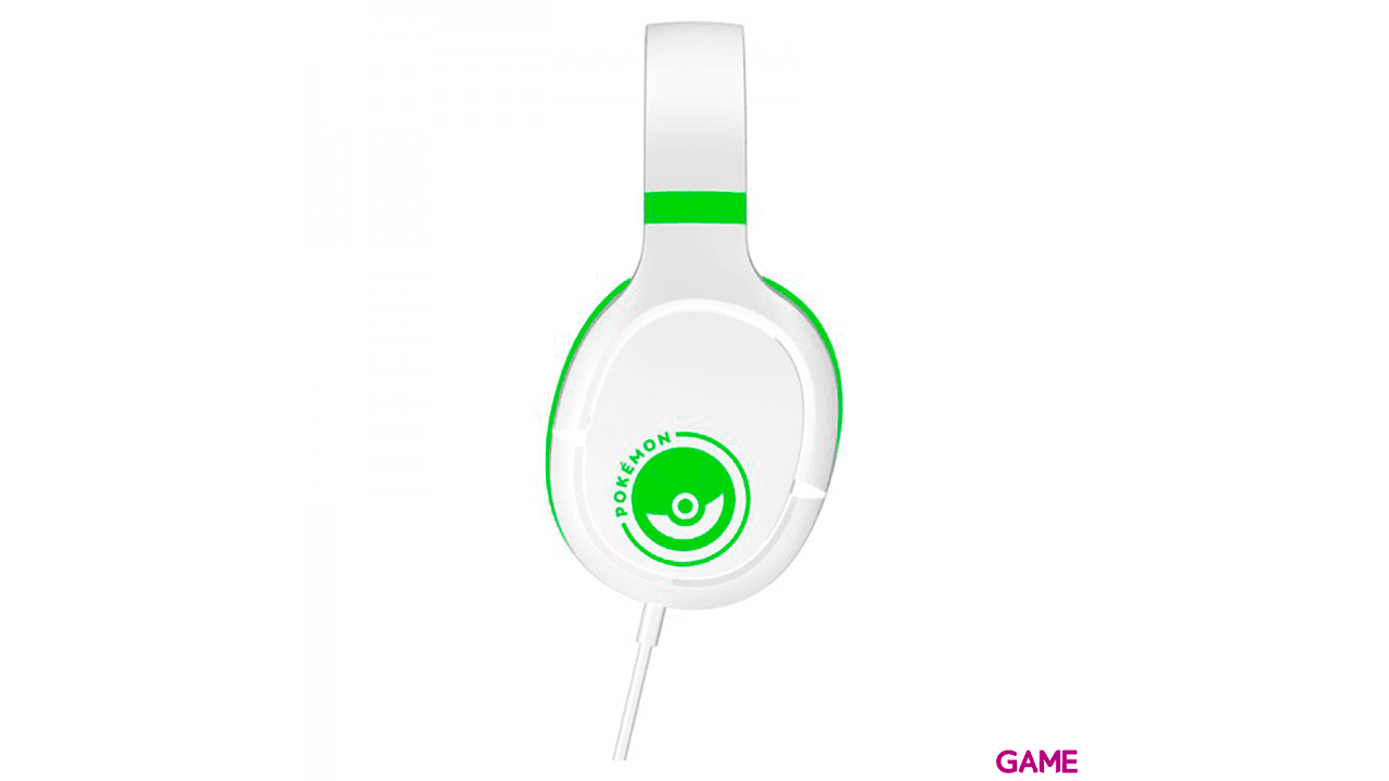 Auriculares OTL Pro G1 Pokémon Pokeball Blanco y verde