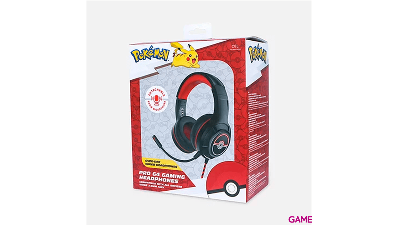 Auriculares OTL Pro G4 Pokémon Pokeball