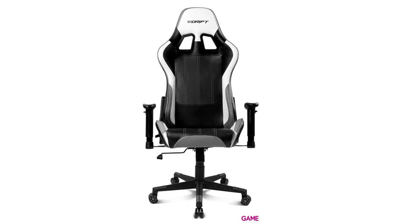 DRIFT DR175 Negro Gris Blanco - Silla Gaming