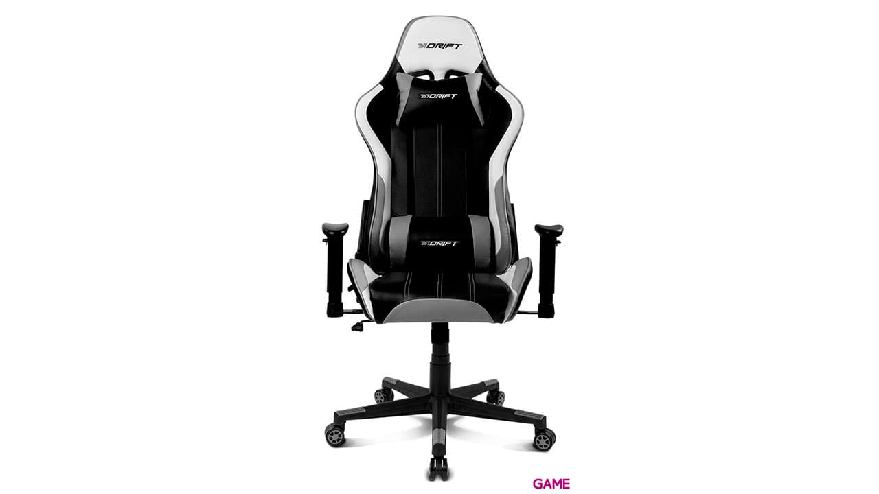 DRIFT DR175 Negro Gris Blanco - Silla Gaming