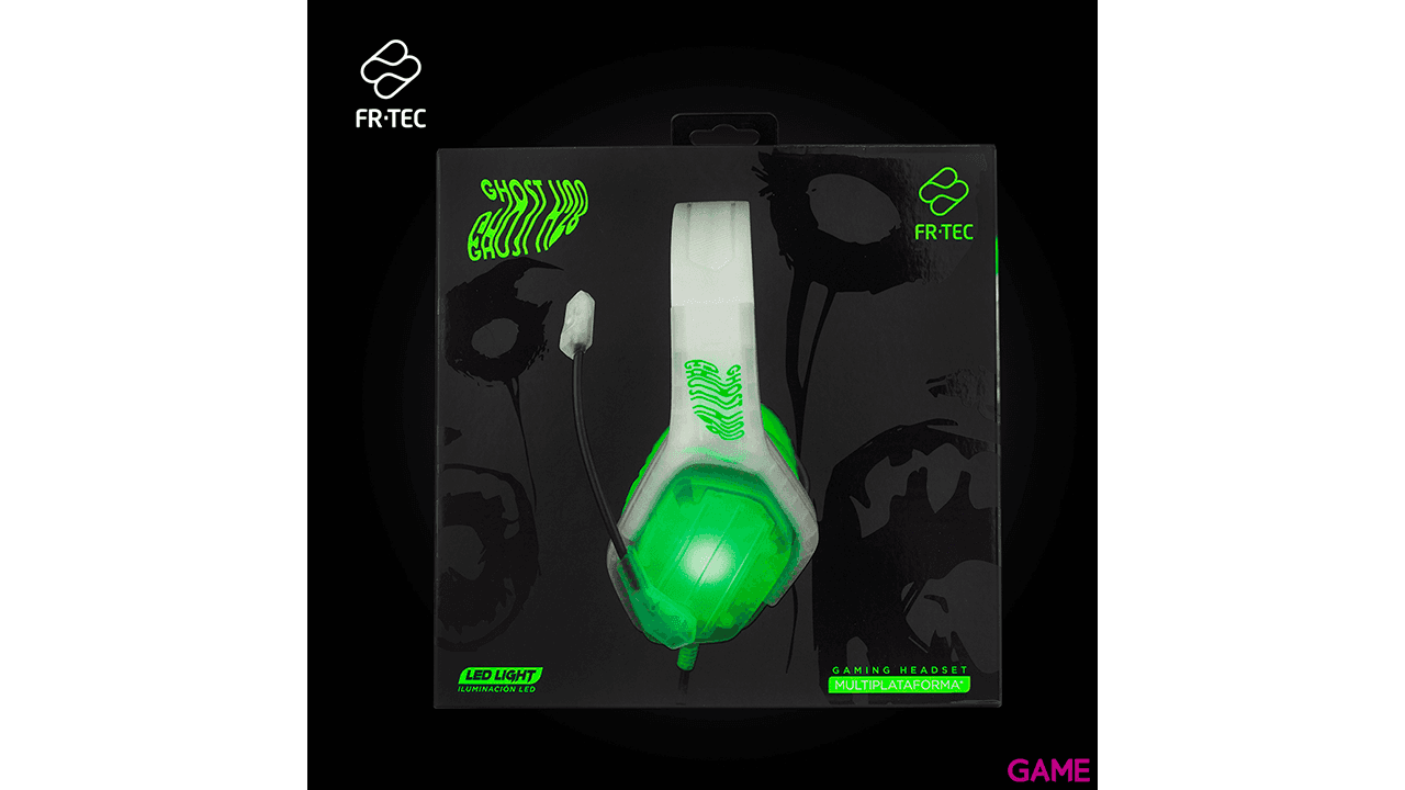 FR-Tec Ghost H28 PC - PS5 - PS4 - XBOX - SWITCH - MOVIL - Auriculares Gaming