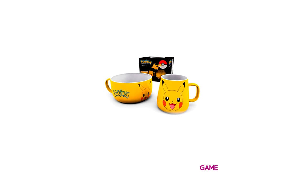 Set de Desayuno Pokemon: Pikachu