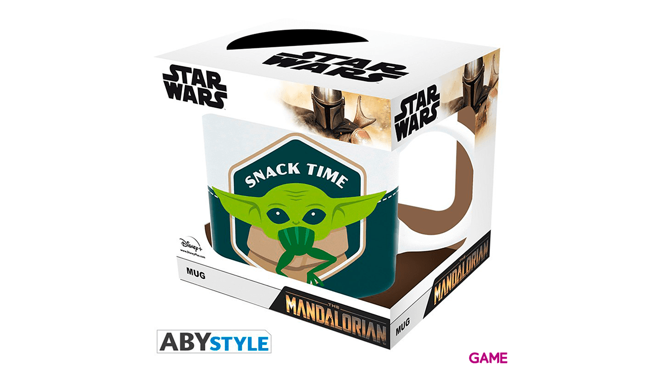 Taza 320 ml Baby Yoda Comiendo Rana