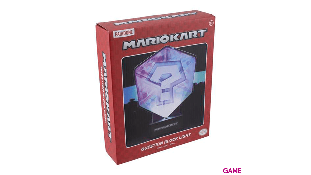 Lámpara Super Mario Kart: Bloque Interrogación