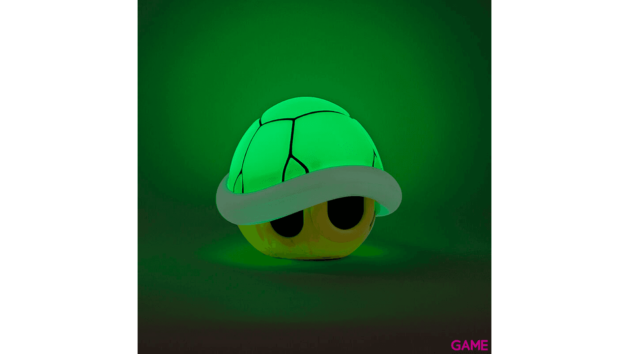 Lámpara con Sonido Super Mario Caparazón Tortuga Verde