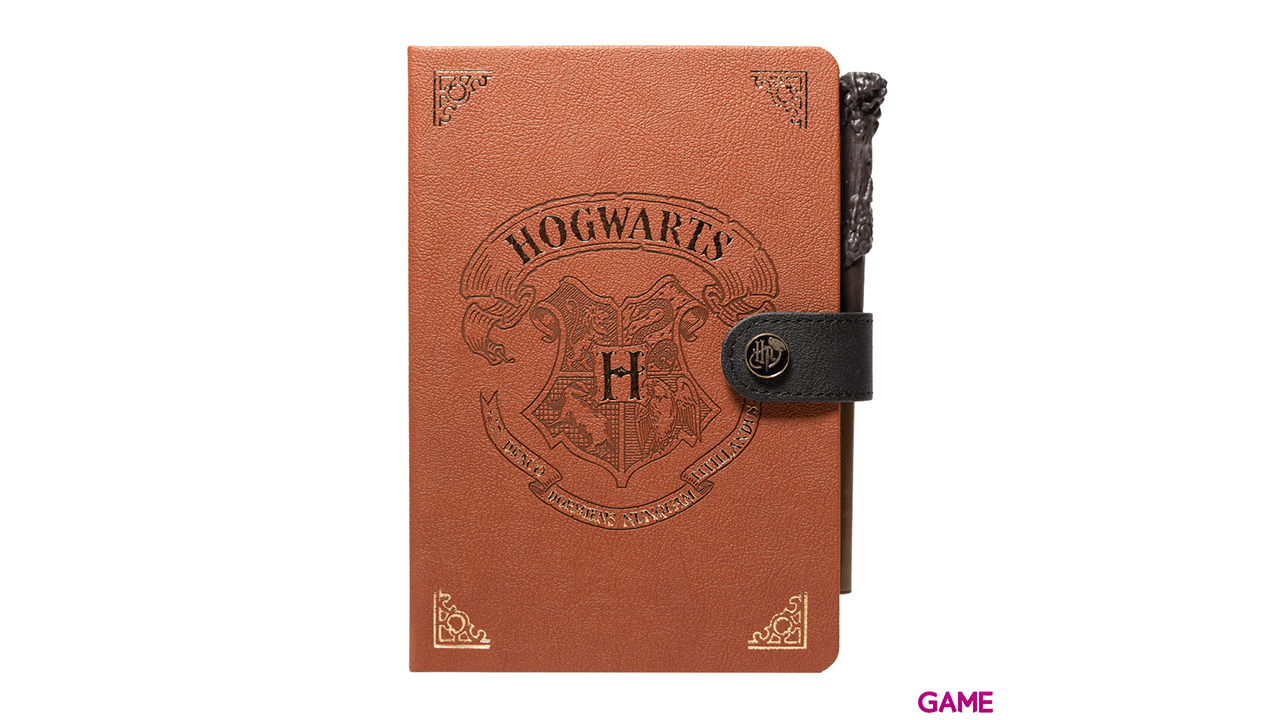Cuaderno A5 Con Bolígrafo Varita Harry Potter