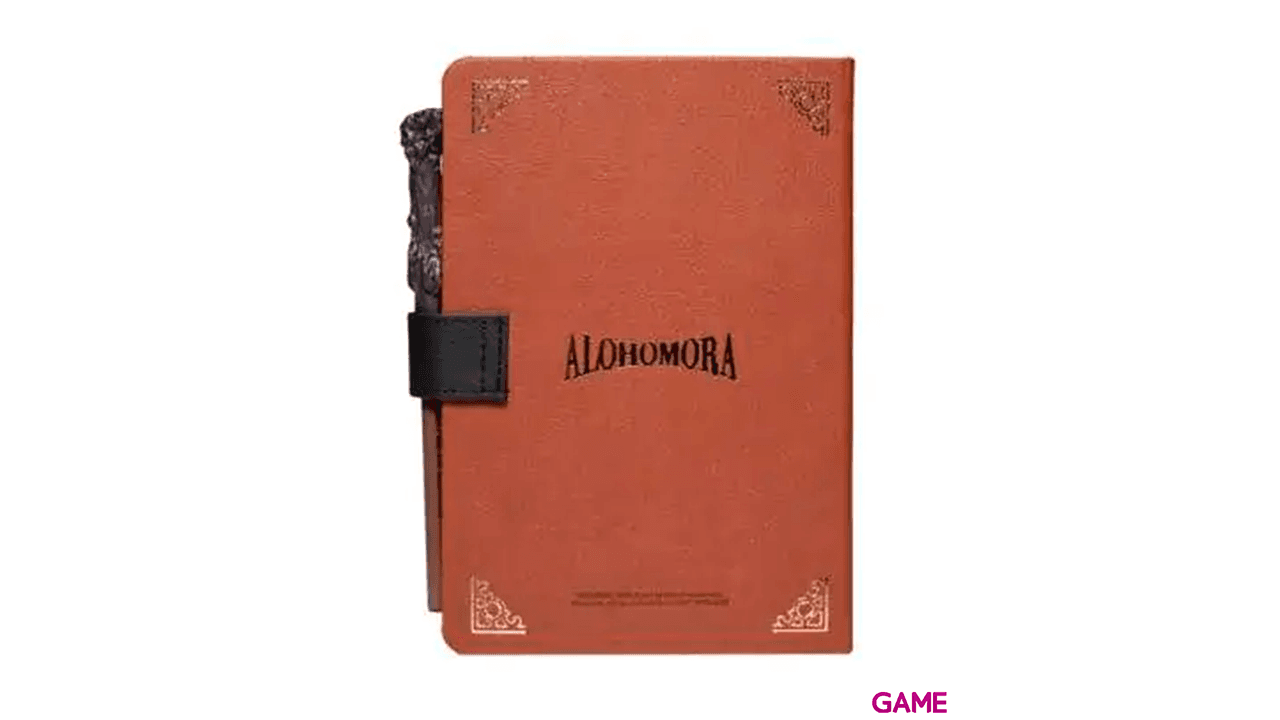 Cuaderno A5 Con Bolígrafo Varita Harry Potter