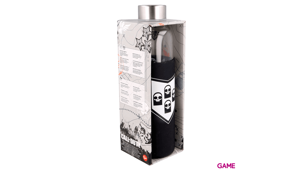 Botella de Cristal con Funda de Silicona 585 ml Call of Duty