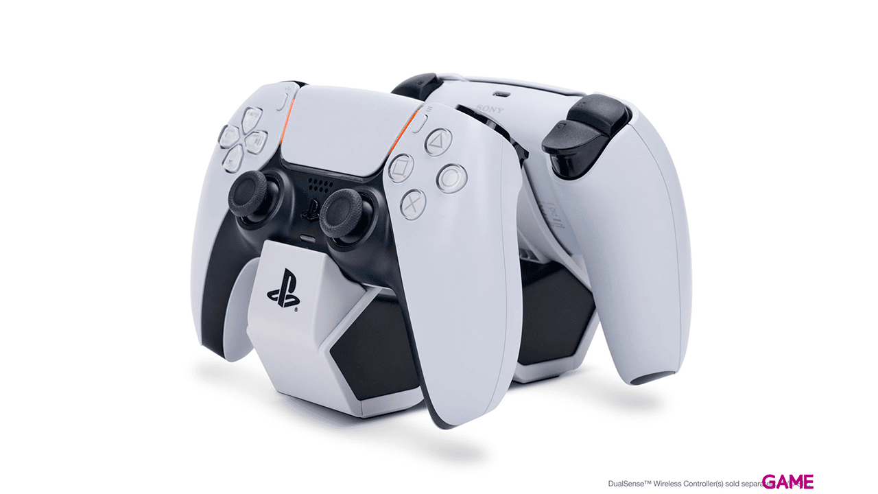 PowerA Dual Mandos PS5 - Licencia PlayStation - Cargador