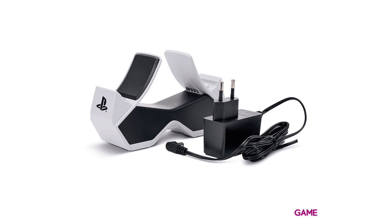 PowerA Dual Mandos PS5 - Licencia PlayStation - Cargador