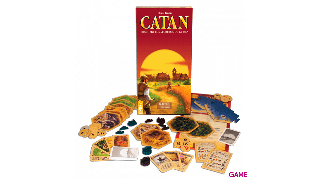 Juego de mesa Catan. Expansion 5-6 jugadores
