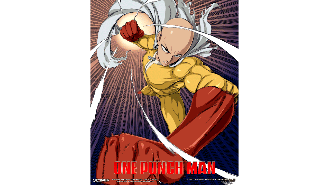 Cuadro 3D One Punch Man: Saitama & Genos