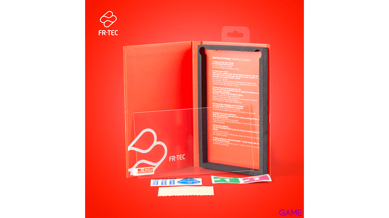 Protector de Cristal Templado para NSW OLED FR-Tec