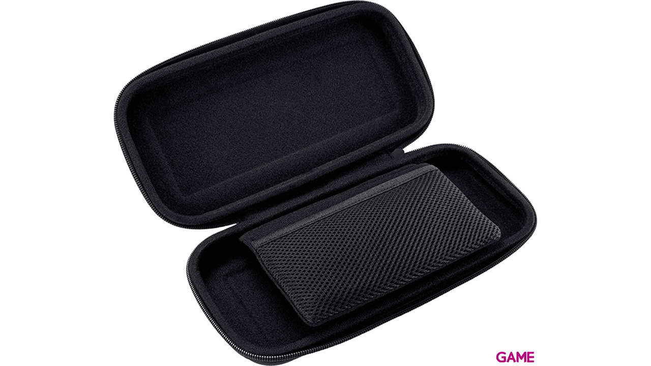 Funda Rígida Negra para Switch y Accesorios