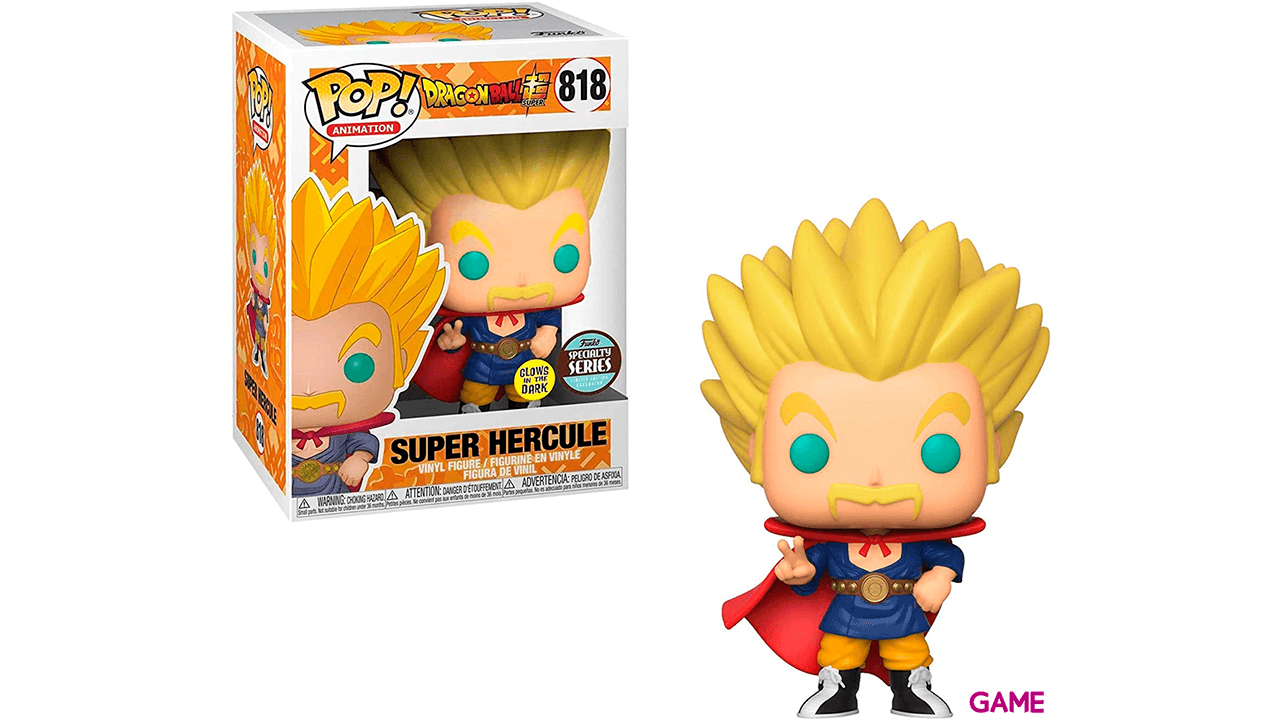 Figura POP Dragon Ball Super Super Saiyan Hercule Glow