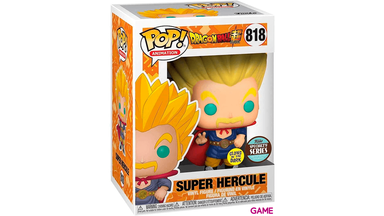 Figura POP Dragon Ball Super Super Saiyan Hercule Glow