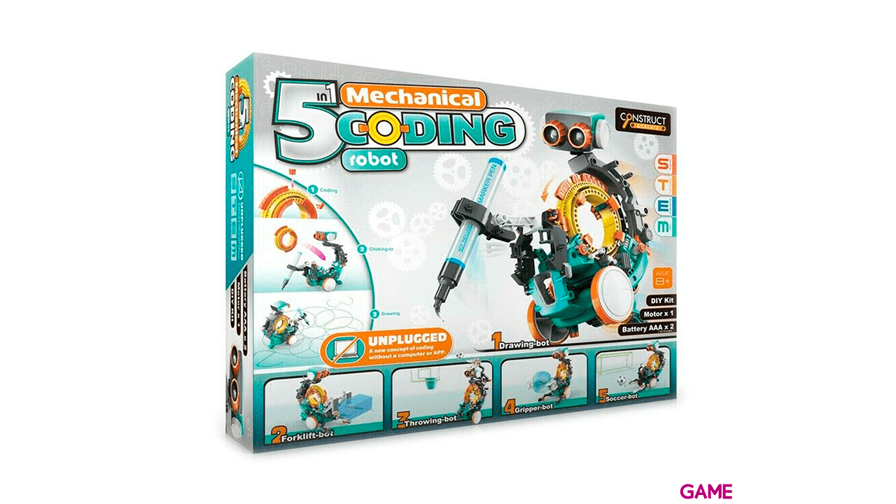 Robot Mecánico Programable 5 en 1