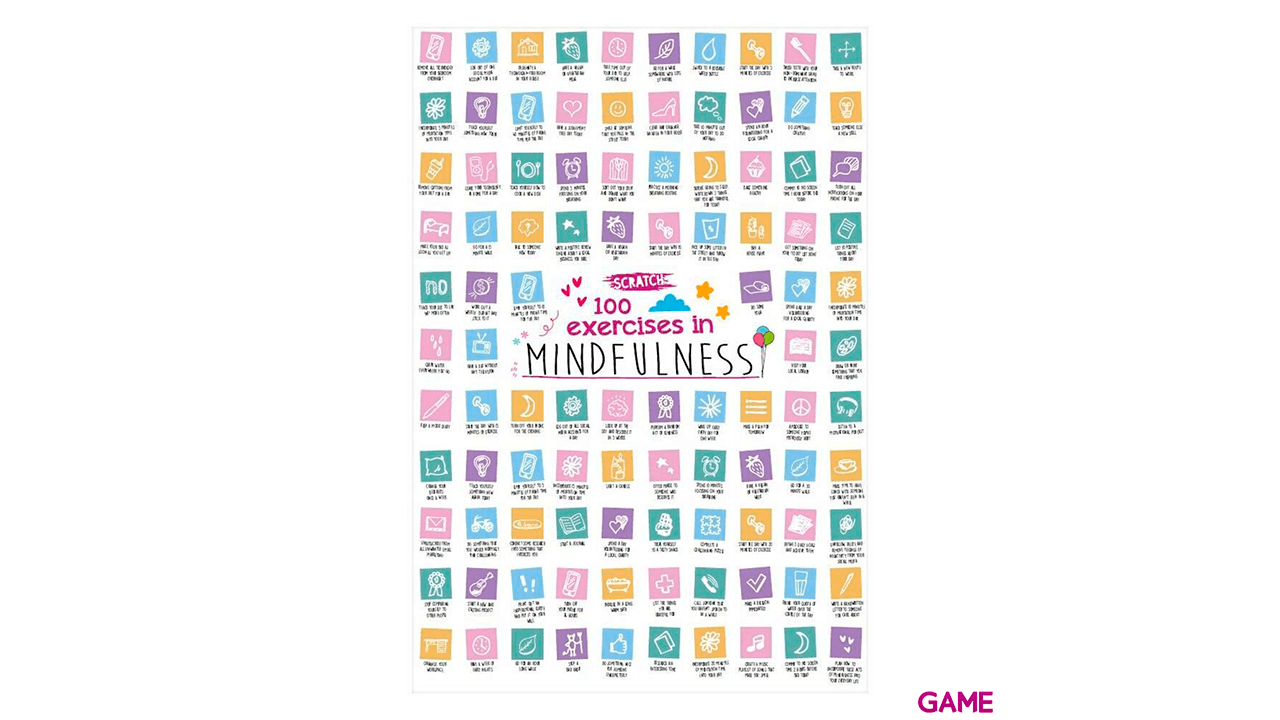 Póster Scratch Desafío 100 días de Mindfullness