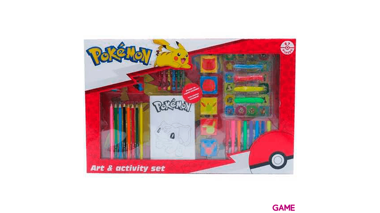 Set de Actividades Pokemon 67pzs