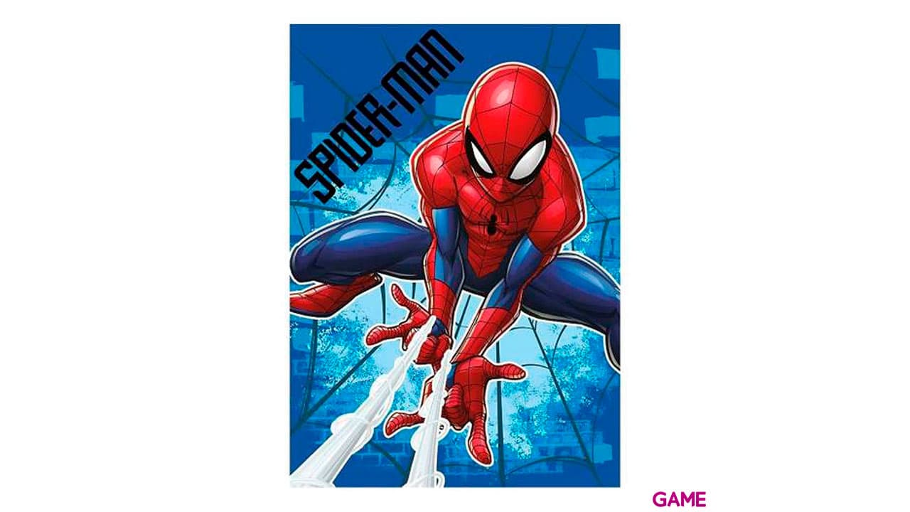 Manta Polar Marvel: Spider-Man Disparando Telarañas