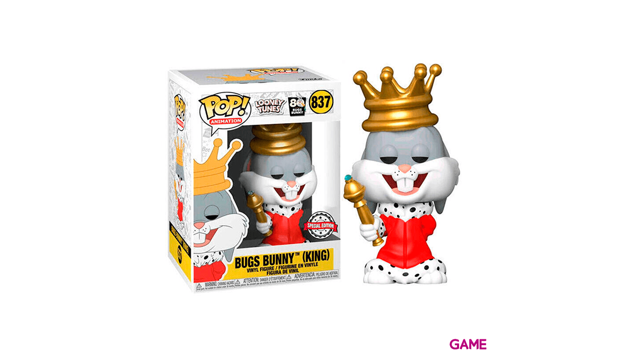Figura POP Bugs 80th King Bugs Exclusive