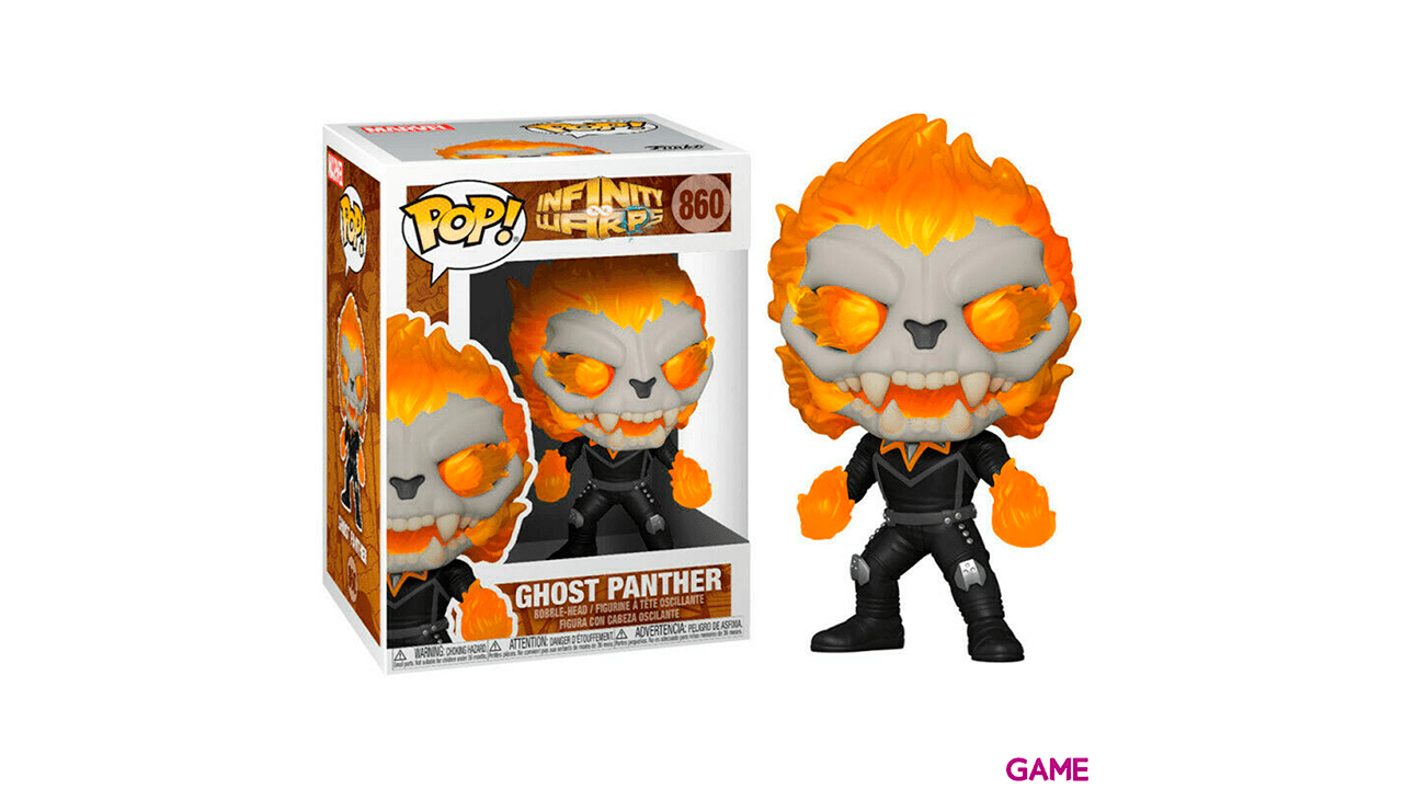 Figura POP Marvel Infinity Warps Ghost Panther
