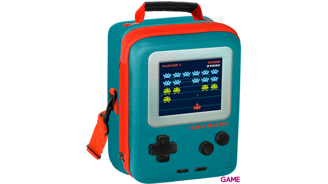 Bolsa bandolera portameriendas game master console