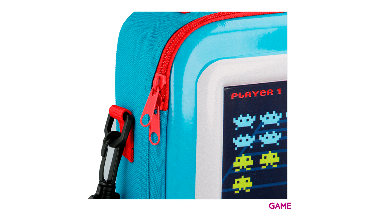 Bolsa bandolera portameriendas game master console