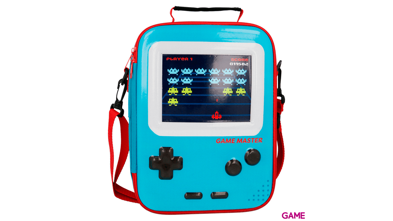 Bolsa bandolera portameriendas game master console