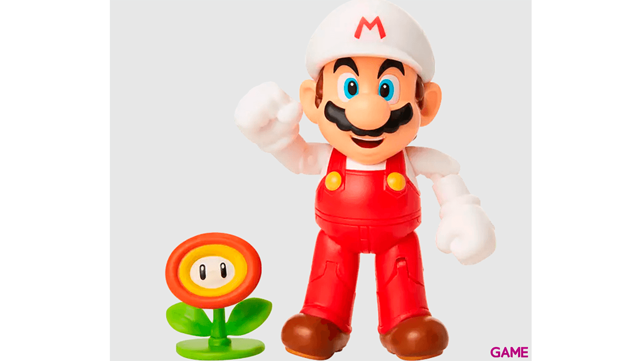 Figura Super Mario Bros: Mario Fuego 10cm