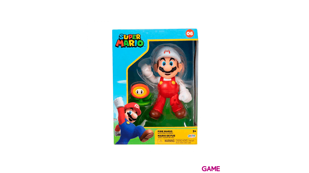 Figura Super Mario Bros: Mario Fuego 10cm