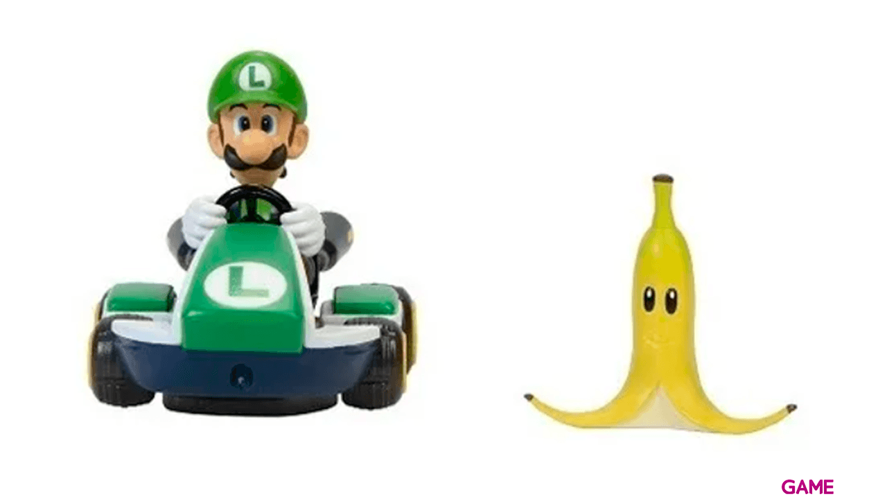 Figura Nintendo: Luigi Kart Megagiros 6,5cm