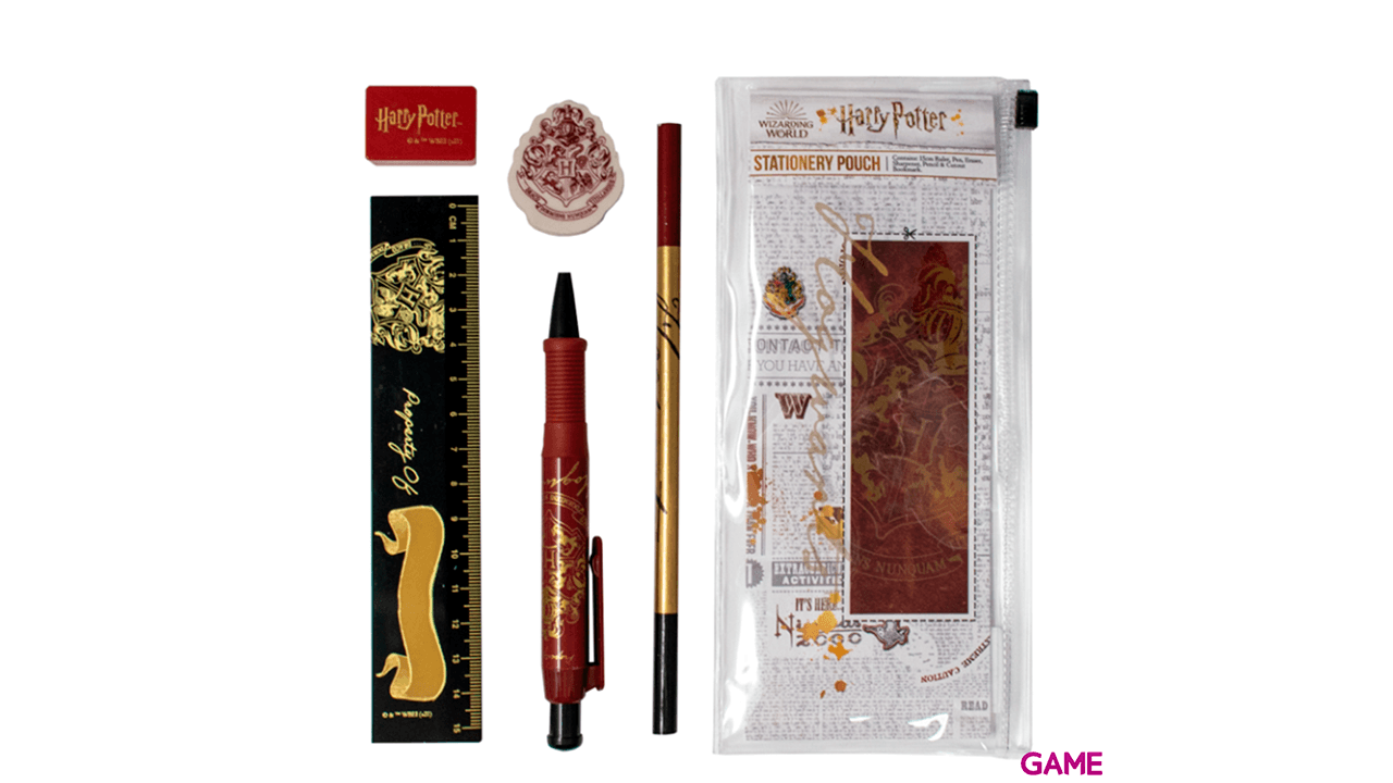 Set papeleria Hogwarts Harry Potter