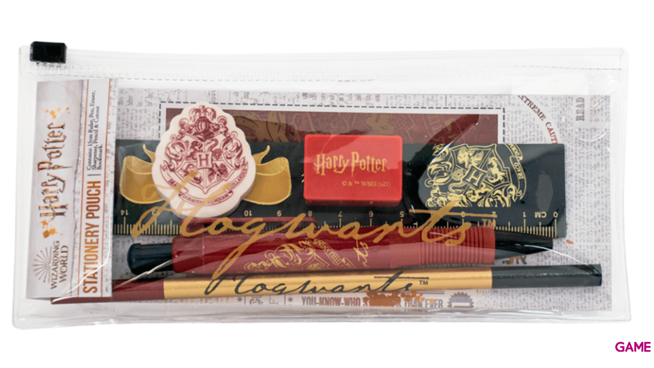 Set papeleria Hogwarts Harry Potter