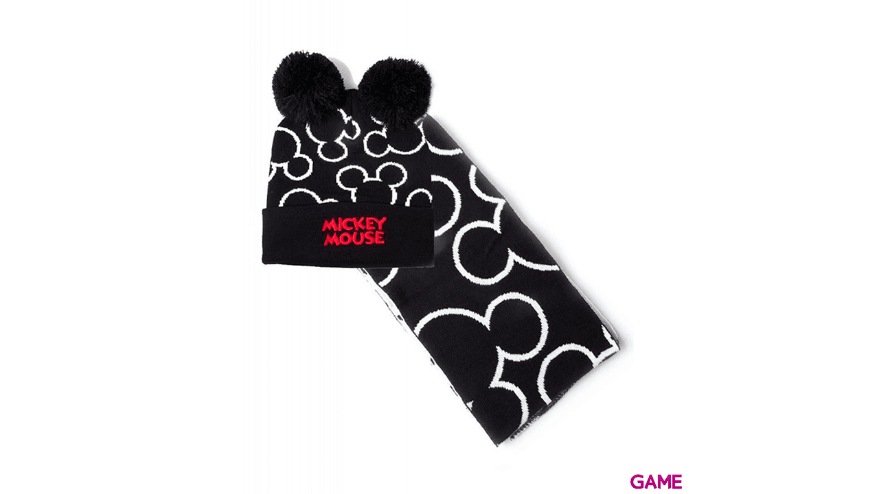 Set Gorro y Bufanda Mickey Mouse Silueta