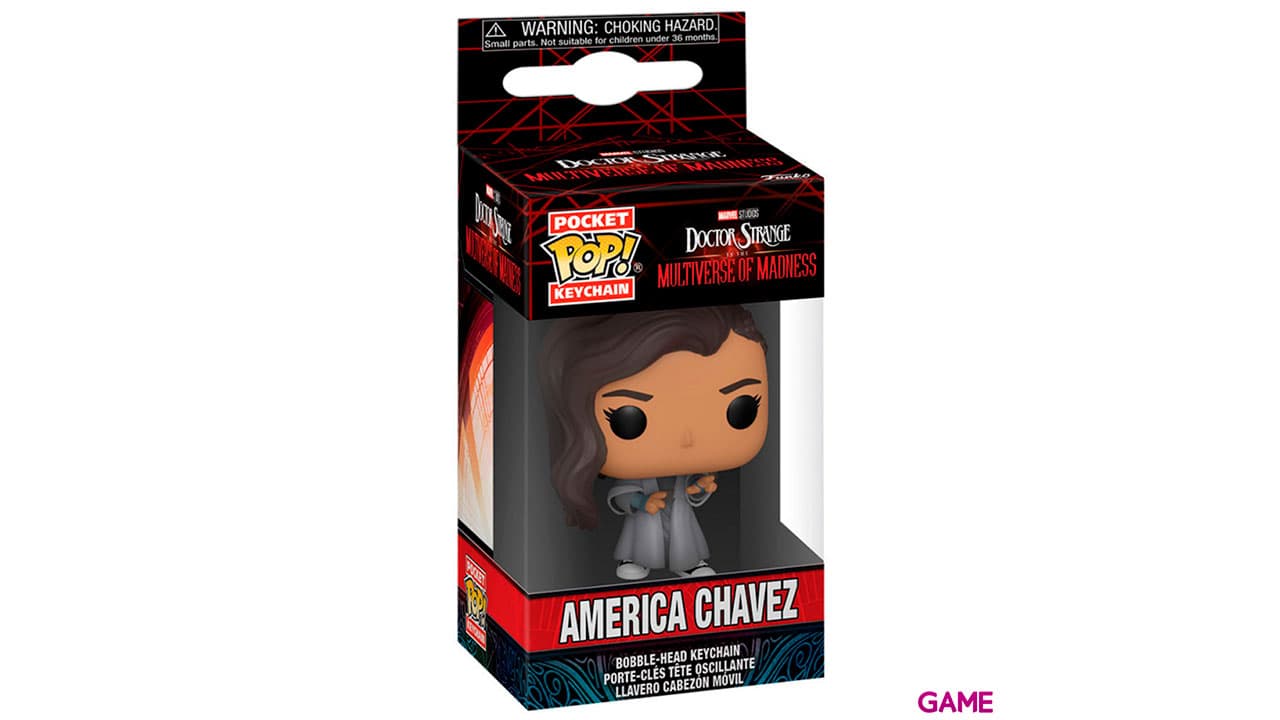 Llavero Pocket POP Doctor Strange America Chavez Multiverse Of Madness