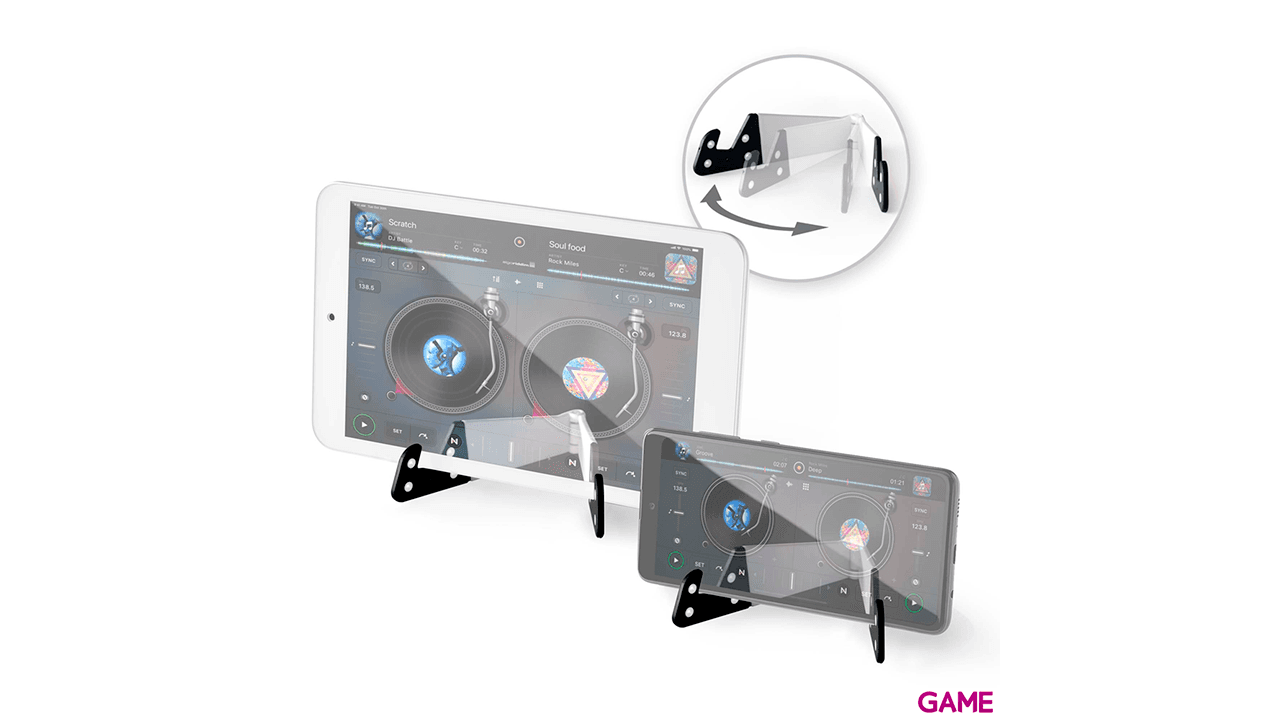 Hercules DJ Control Mix Bluetooth para Movil - 2 Decks - Mesa Mezclas