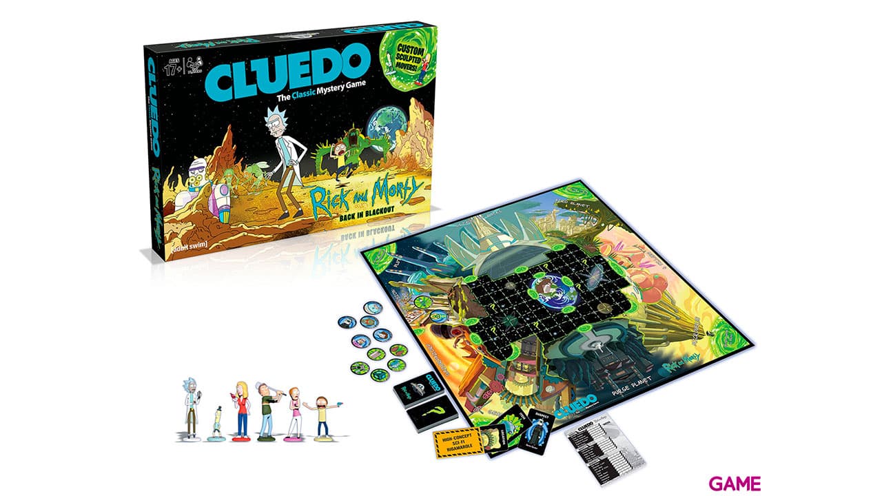 Bundle Juegos de Mesa: Cluedo Rick y Morty + Mix Up