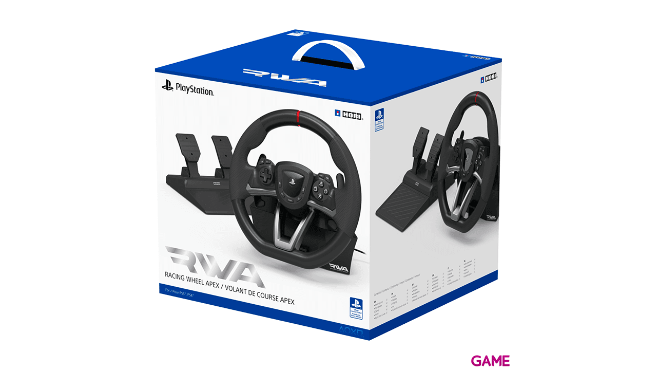 Volante Hori Apex PS5-PS4-PC -Licencia oficial-