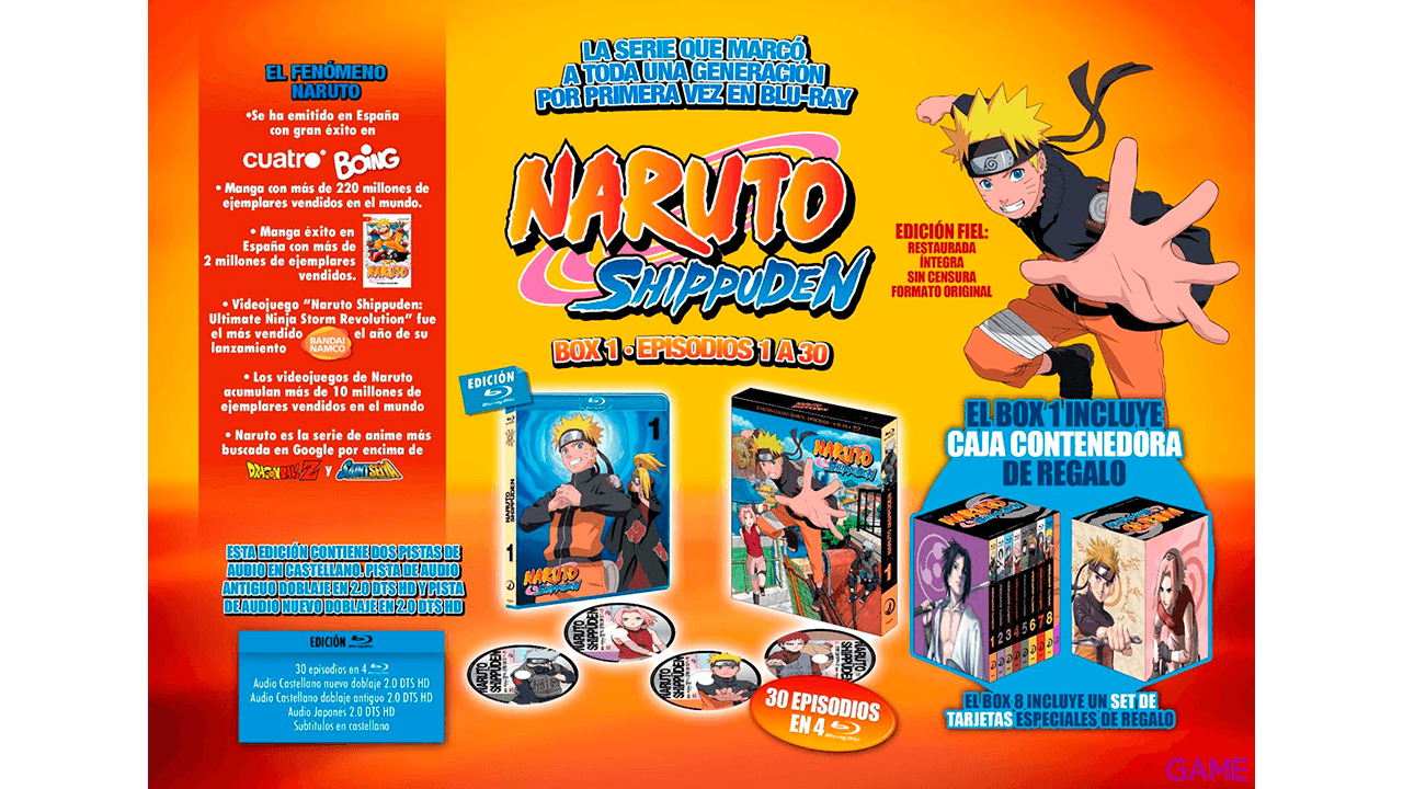Naruto Shippuden Box 1 Episodios 1 a 30