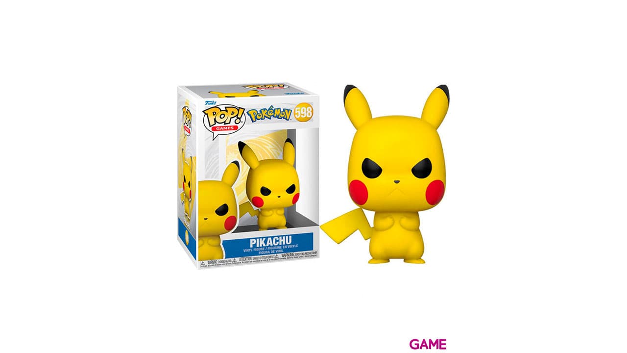 Figura Pop Pokemon: Pikachu Enfadado