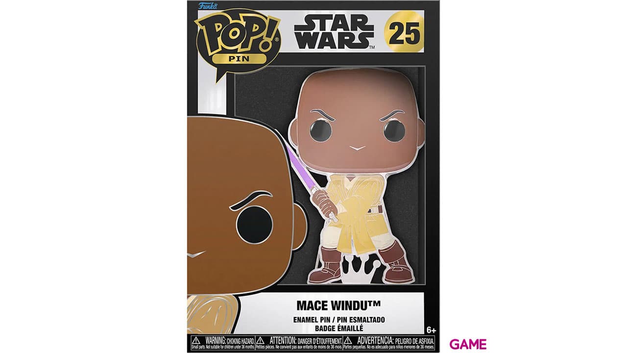 Pin Tamaño Grande Funko Star Wars: Mace Windu