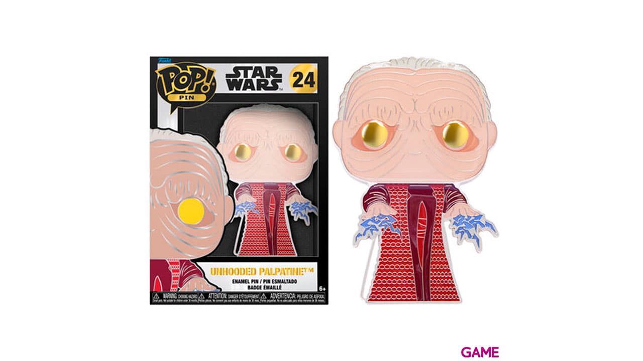 Pin Tamaño Grande Funko Star Wars: Palpatine