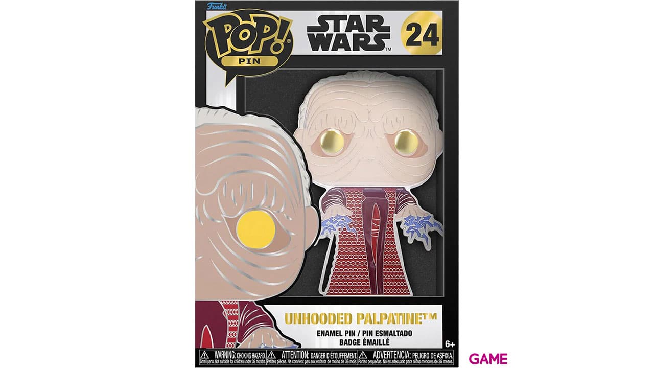 Pin Tamaño Grande Funko Star Wars: Palpatine