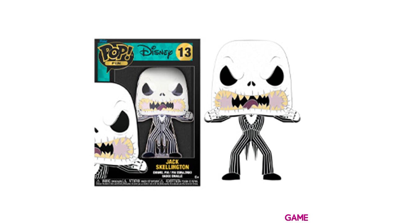 Pin Tamaño Grande Funko Disney: Jack Skellington