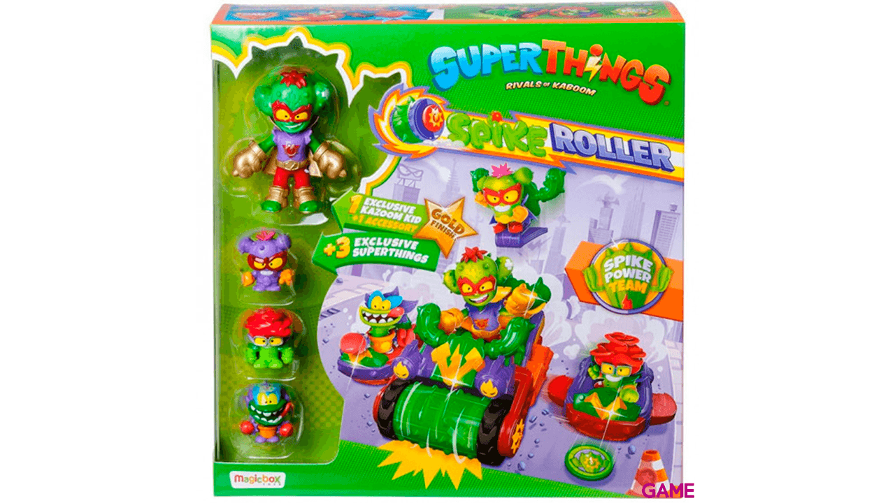 Vehículo Spiker Roller Cactus SuperThings S