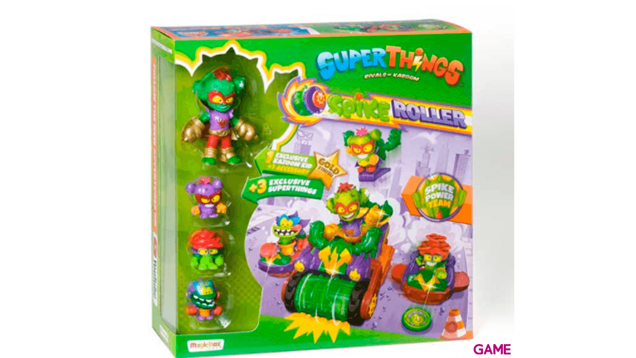 Vehículo Spiker Roller Cactus SuperThings S