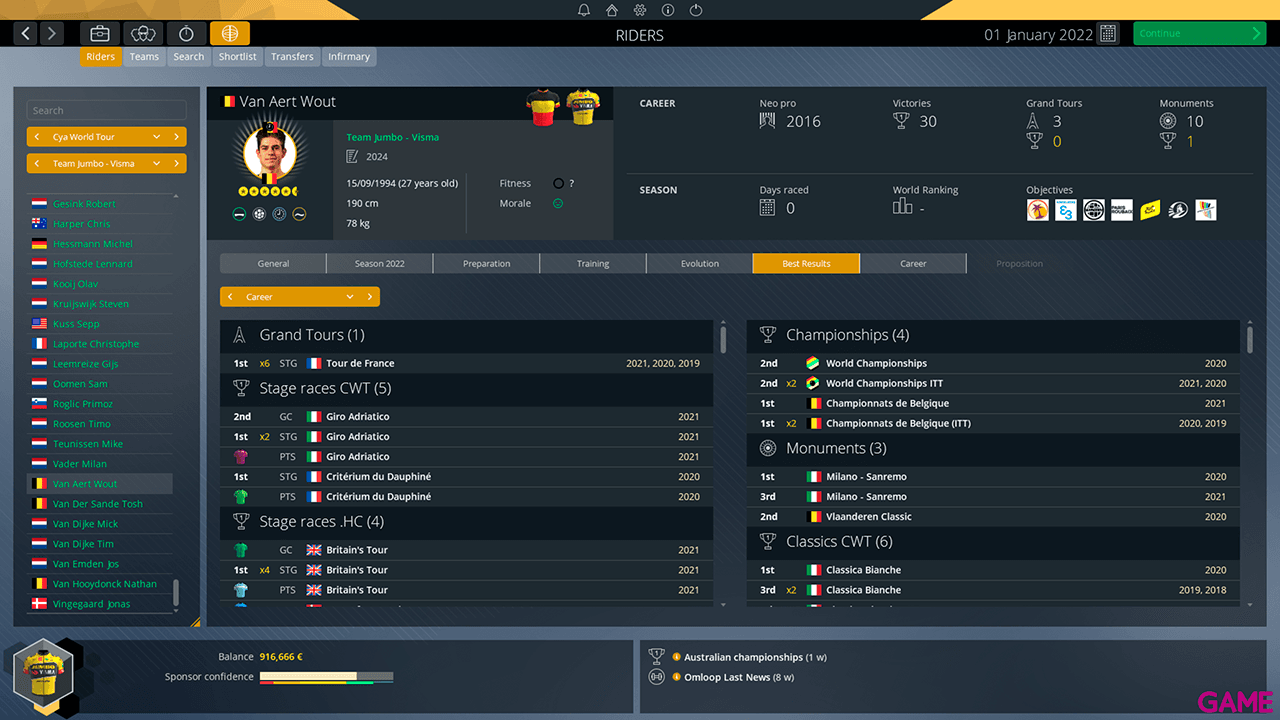 Pro Cycling Manager 2022