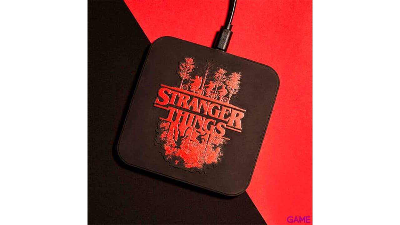 Cargador inalámbrico Stranger Things para dispositivos moviles