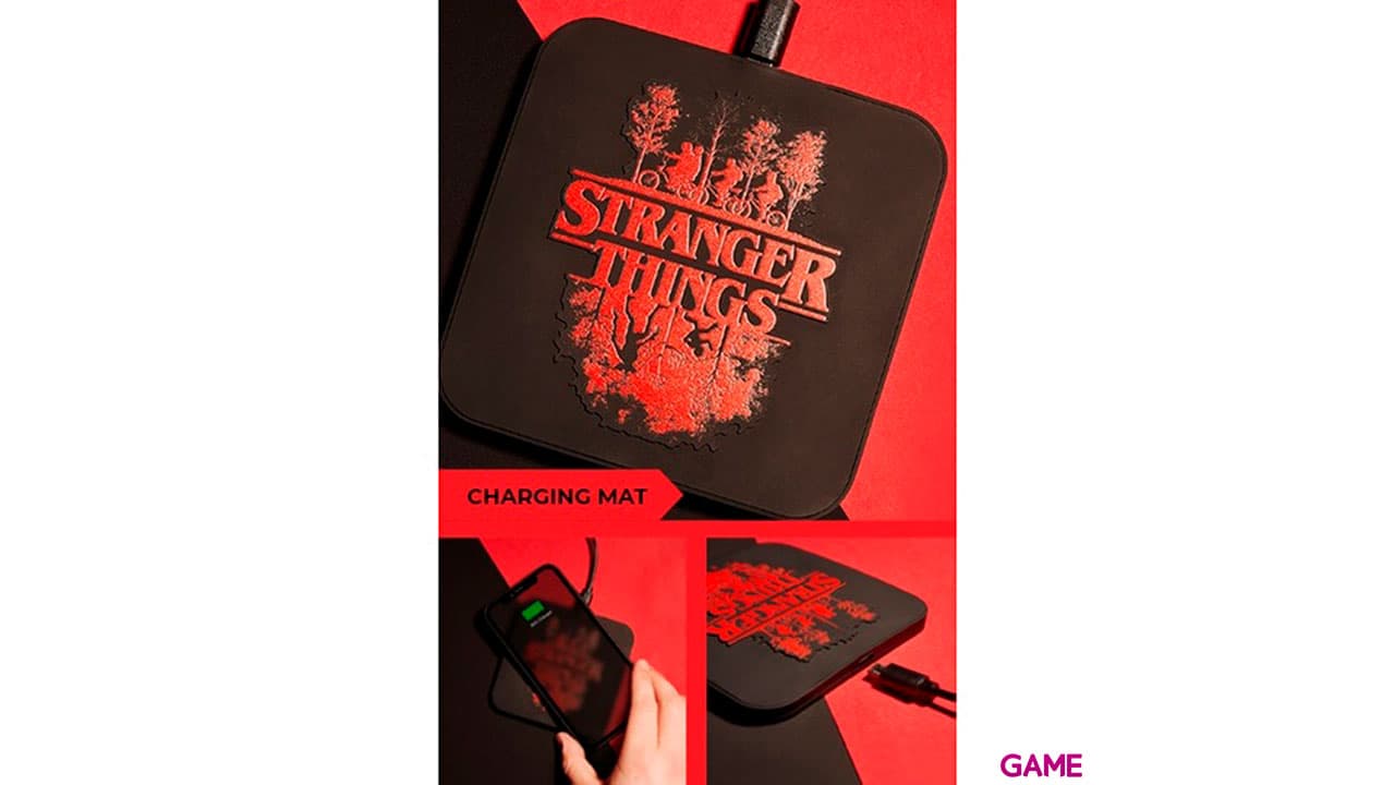 Cargador inalámbrico Stranger Things para dispositivos moviles